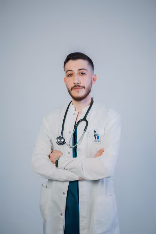 Young Australian doctor considering professional home loan options